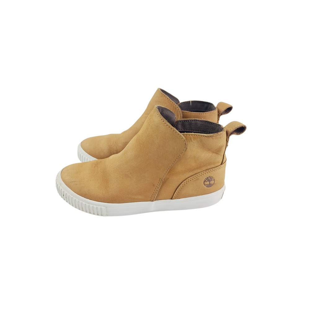 Timberland Brand Earthkeepers‎ Chelsea Boots Women's Size 5.5 Tan Color. KT